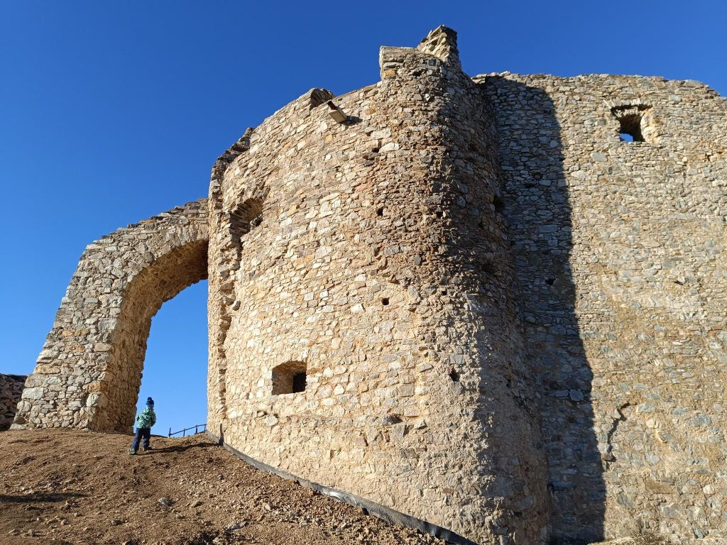 Hrušov castle (with&nbsp;David)